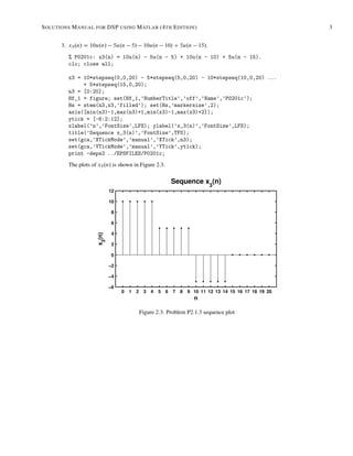 Solutions for Exercises in Digital Signal Processing Using MATLAB, 4th ...