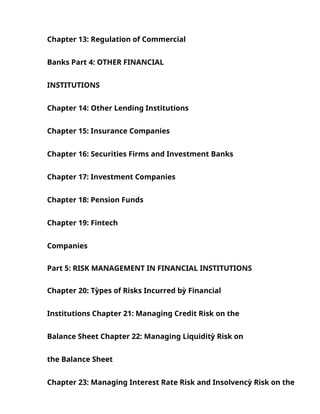 Solution Manual for Financial Markets And Institutions 8th Edition ...