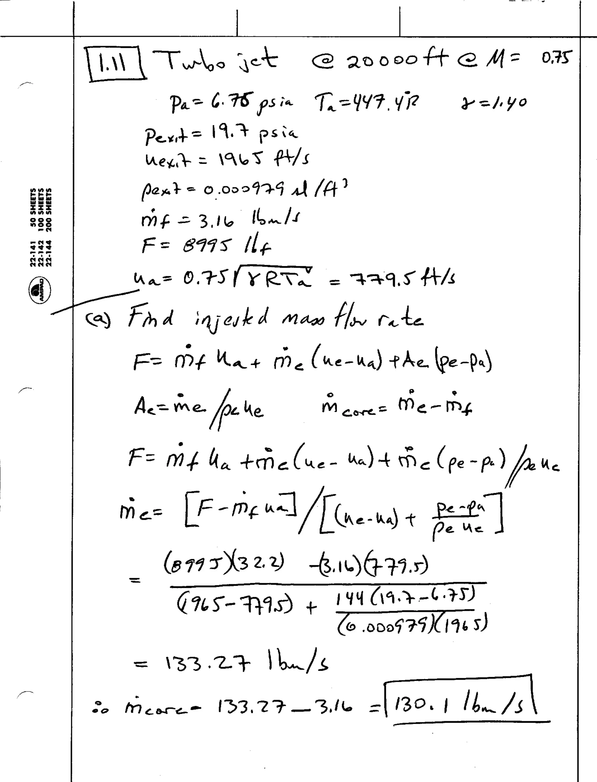 "Solutions for Exercises" in Fundamentals of Jet Propulsion with ...