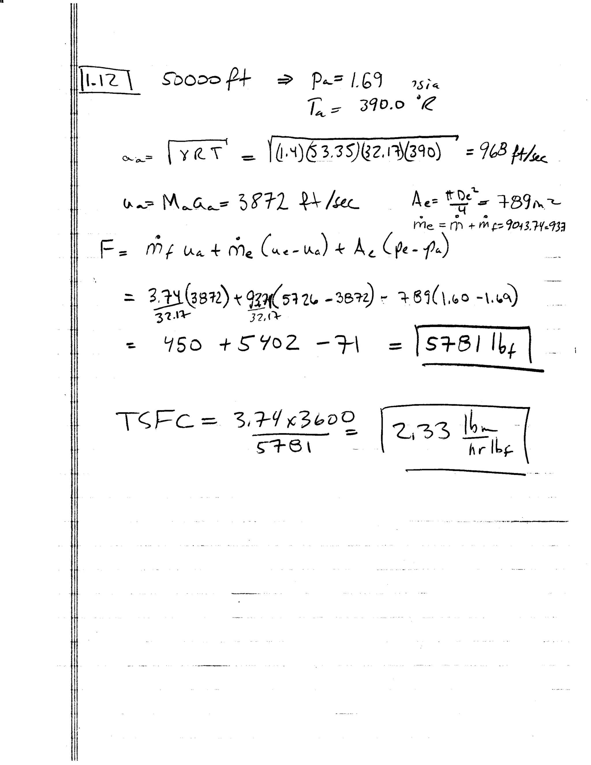 "Solutions for Exercises" in Fundamentals of Jet Propulsion with ...
