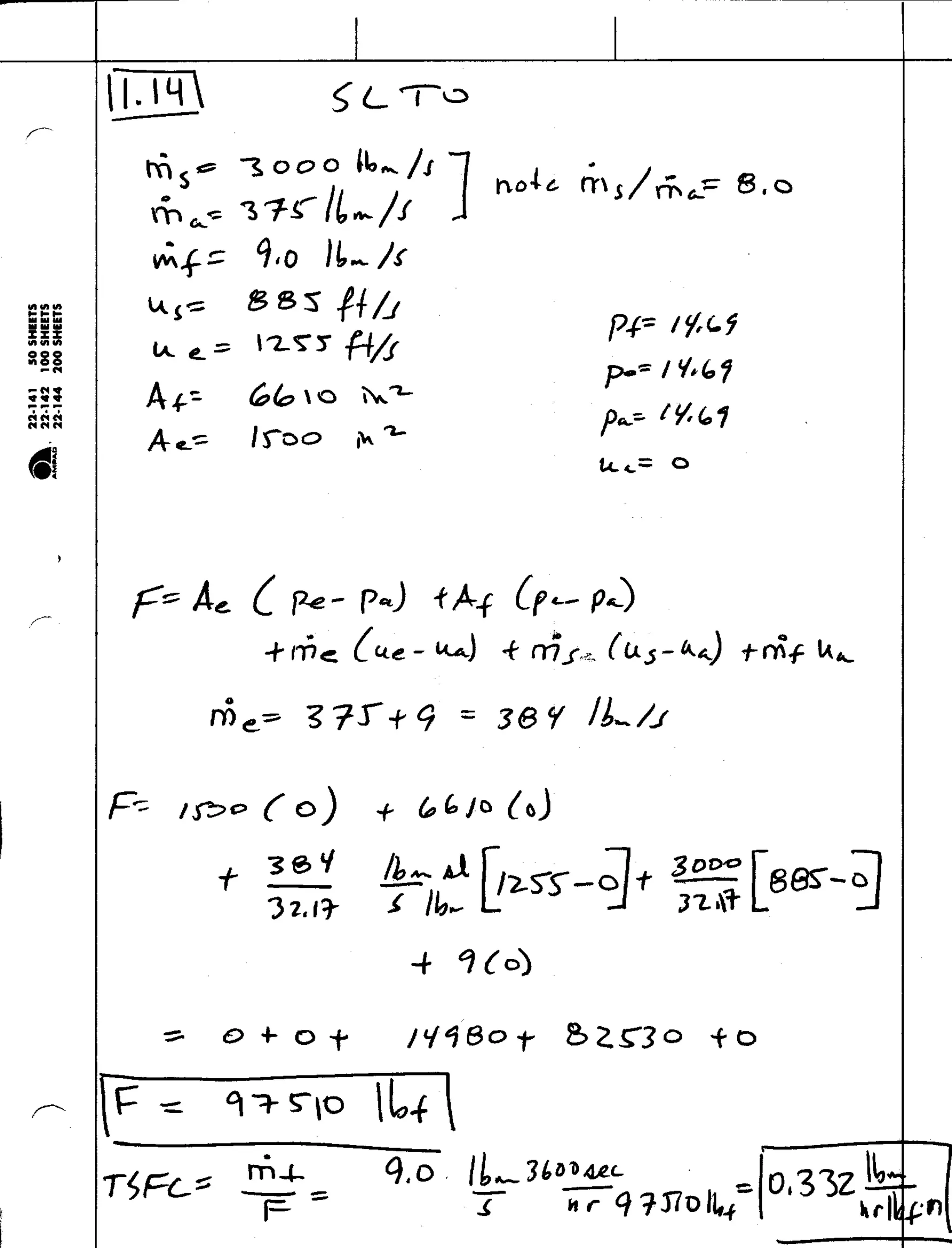 "Solutions for Exercises" in Fundamentals of Jet Propulsion with ...