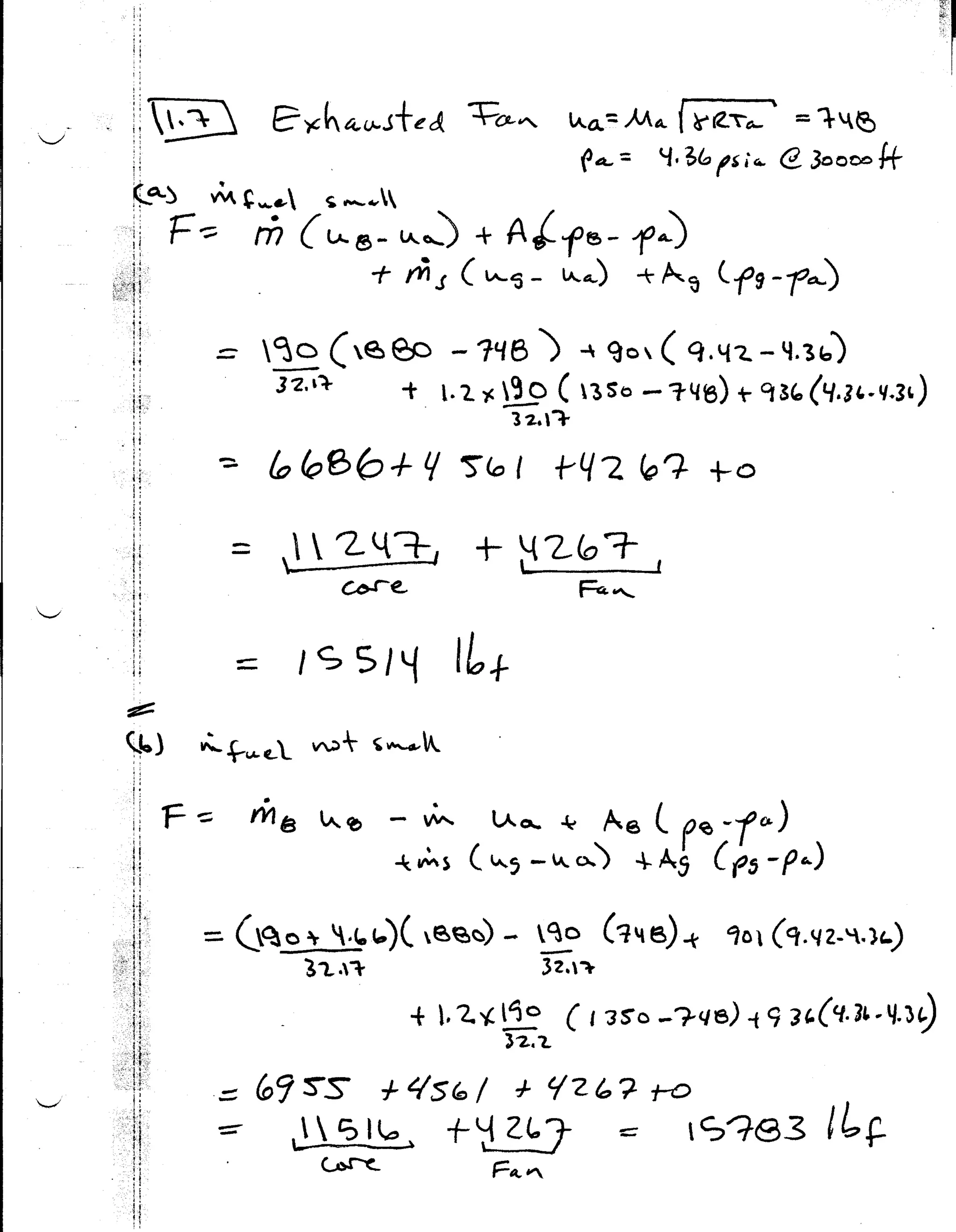"Solutions for Exercises" in Fundamentals of Jet Propulsion with ...