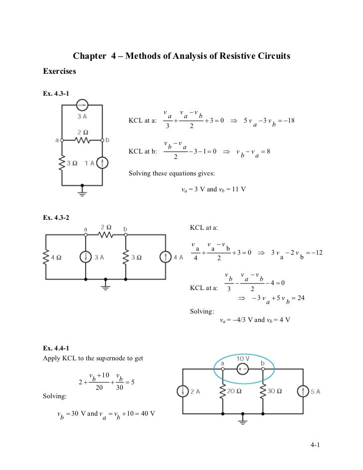 Solution Manual For Introduction To Electric Circuits - 