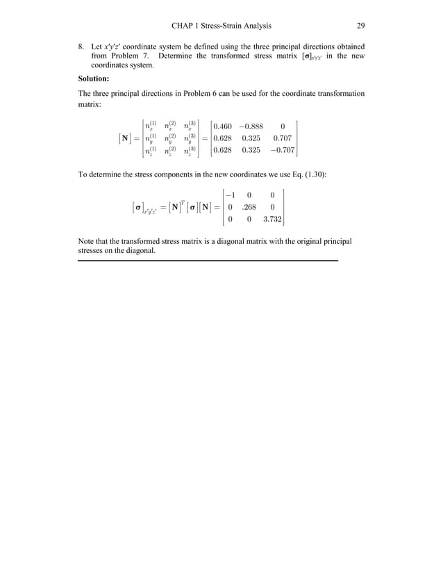 Solution manual for introduction to finite element analysis and design ...