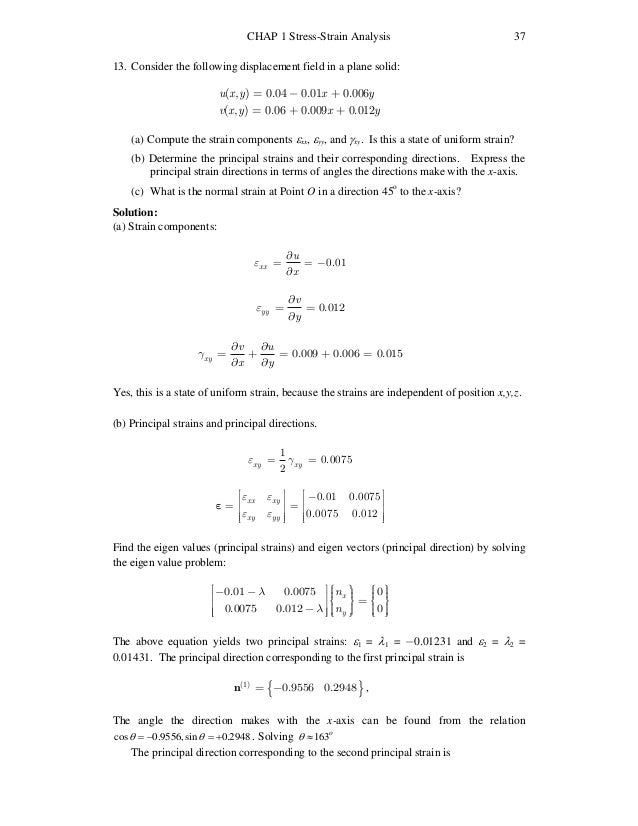 Solution manual for introduction to finite element analysis and desig 