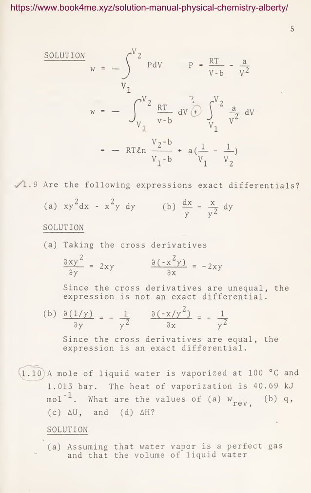 PHYSICAL CHEMISTRY LEVINE SOLUTION MANUAL PDF visual data 4