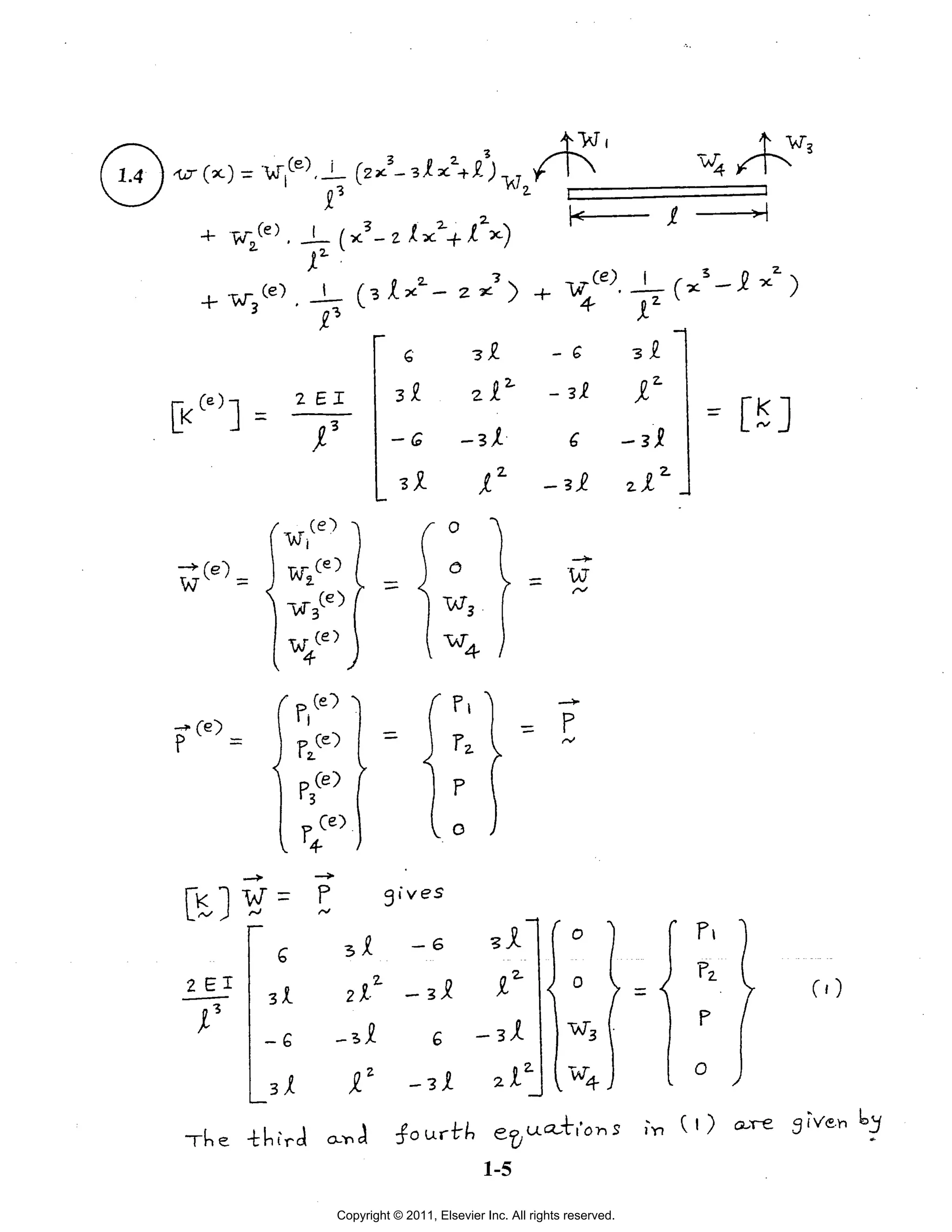 Solution manual for the finite element method in engineering, fifth ...