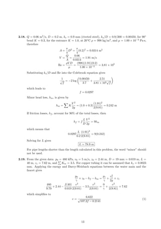 Solution manual for water resources engineering 3rd edition - david a ...