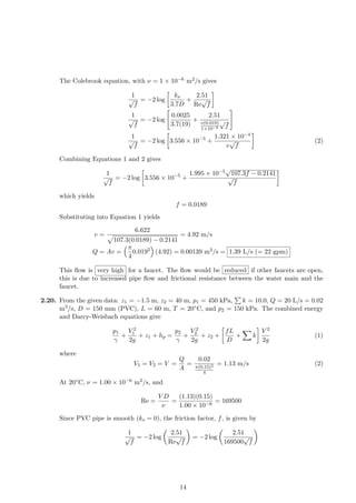 Solution manual for water resources engineering 3rd edition - david a ...