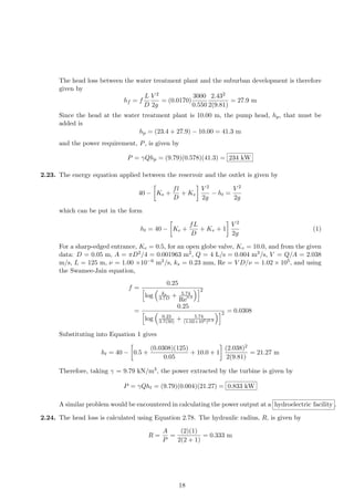Solution manual for water resources engineering 3rd edition - david a ...