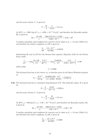 Solution manual for water resources engineering 3rd edition - david a ...