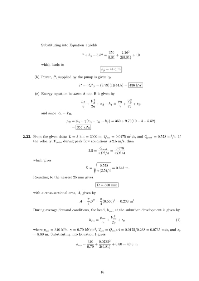 Solution manual for water resources engineering 3rd edition david a. chin