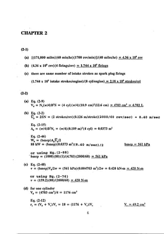 Solution manual internal combstion engine by willard w. pulkrabek