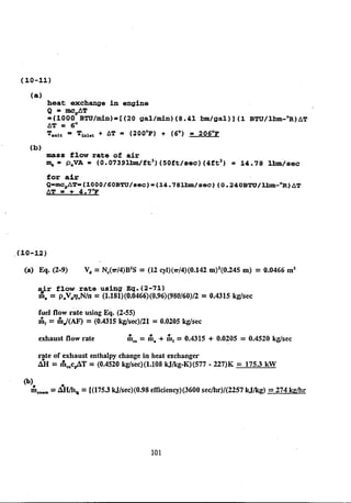 Solution manual internal combstion engine by willard w. pulkrabek
