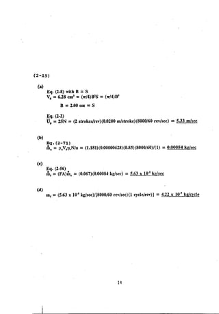 Solution manual internal combstion engine by willard w. pulkrabek