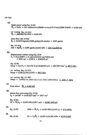 Solution manual internal combstion engine by willard w. pulkrabek