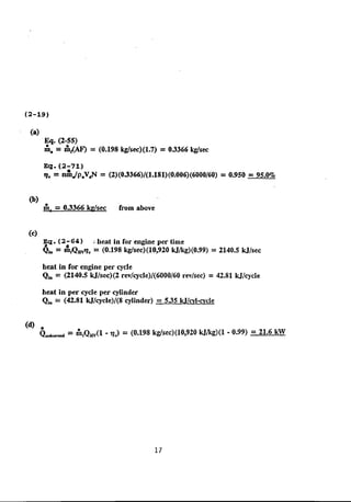 Solution manual internal combstion engine by willard w. pulkrabek
