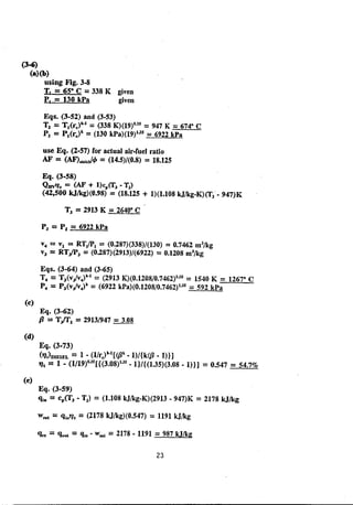 Solution manual internal combstion engine by willard w. pulkrabek