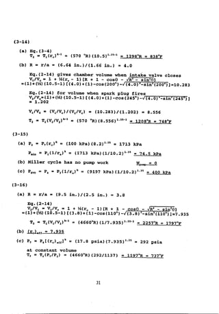 Solution manual internal combstion engine by willard w. pulkrabek