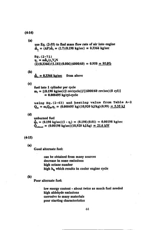 Solution manual internal combstion engine by willard w. pulkrabek