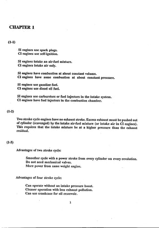 Solution manual internal combstion engine by willard w. pulkrabek
