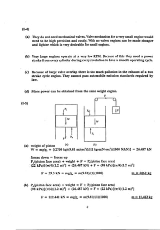 Solution manual internal combstion engine by willard w. pulkrabek