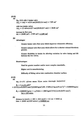 Solution manual internal combstion engine by willard w. pulkrabek