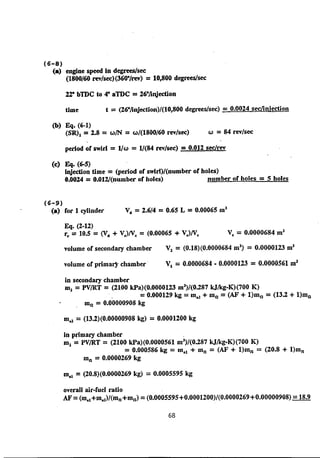 Solution manual internal combstion engine by willard w. pulkrabek
