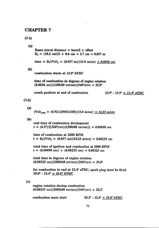Solution manual internal combstion engine by willard w. pulkrabek