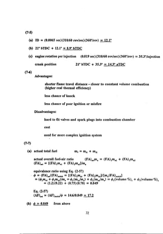 Solution manual internal combstion engine by willard w. pulkrabek