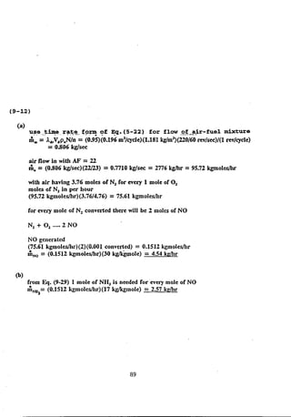 Solution manual internal combstion engine by willard w. pulkrabek