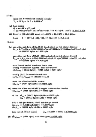Solution manual internal combstion engine by willard w. pulkrabek