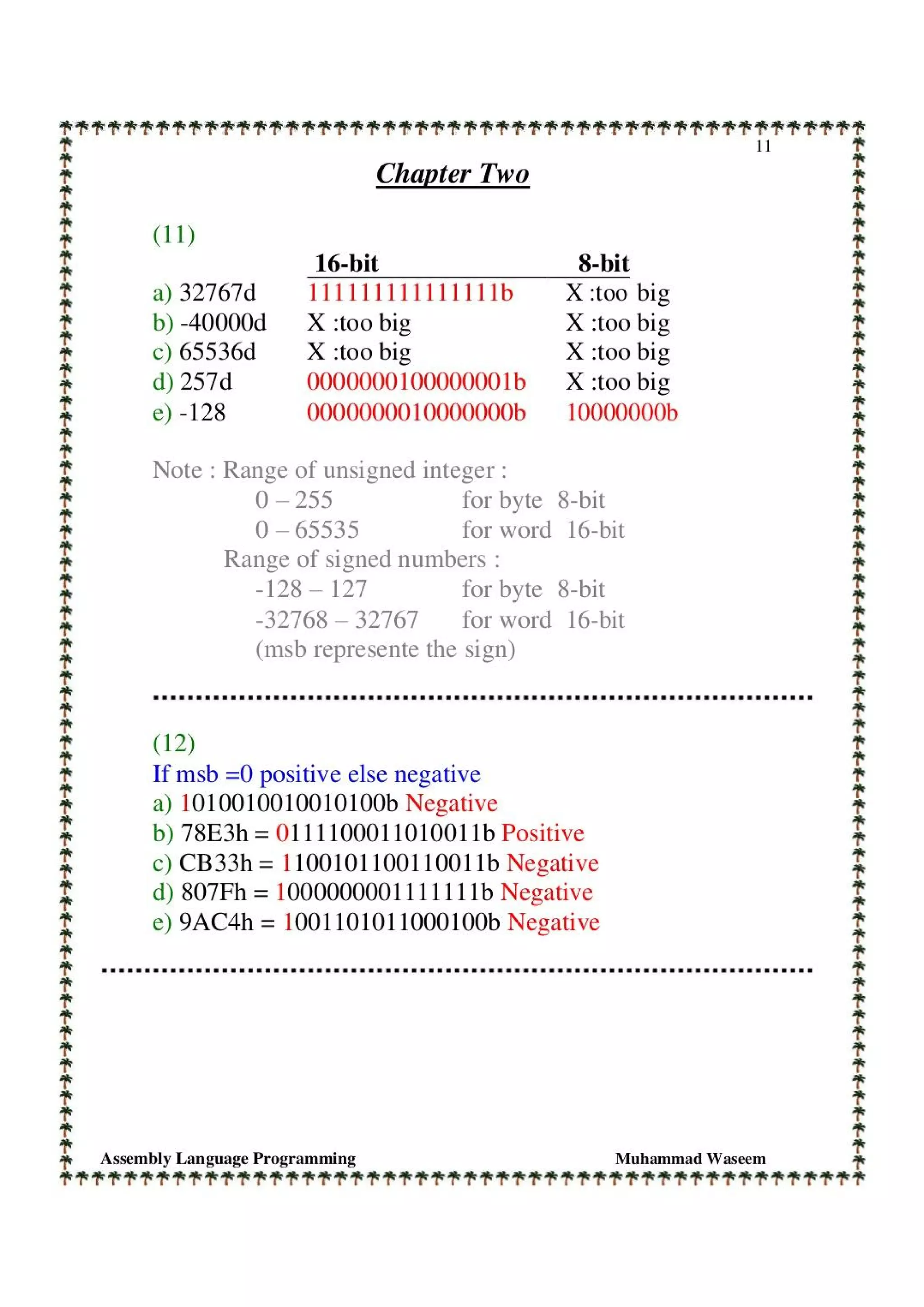 Solution manual of assembly language programming and organization of ...
