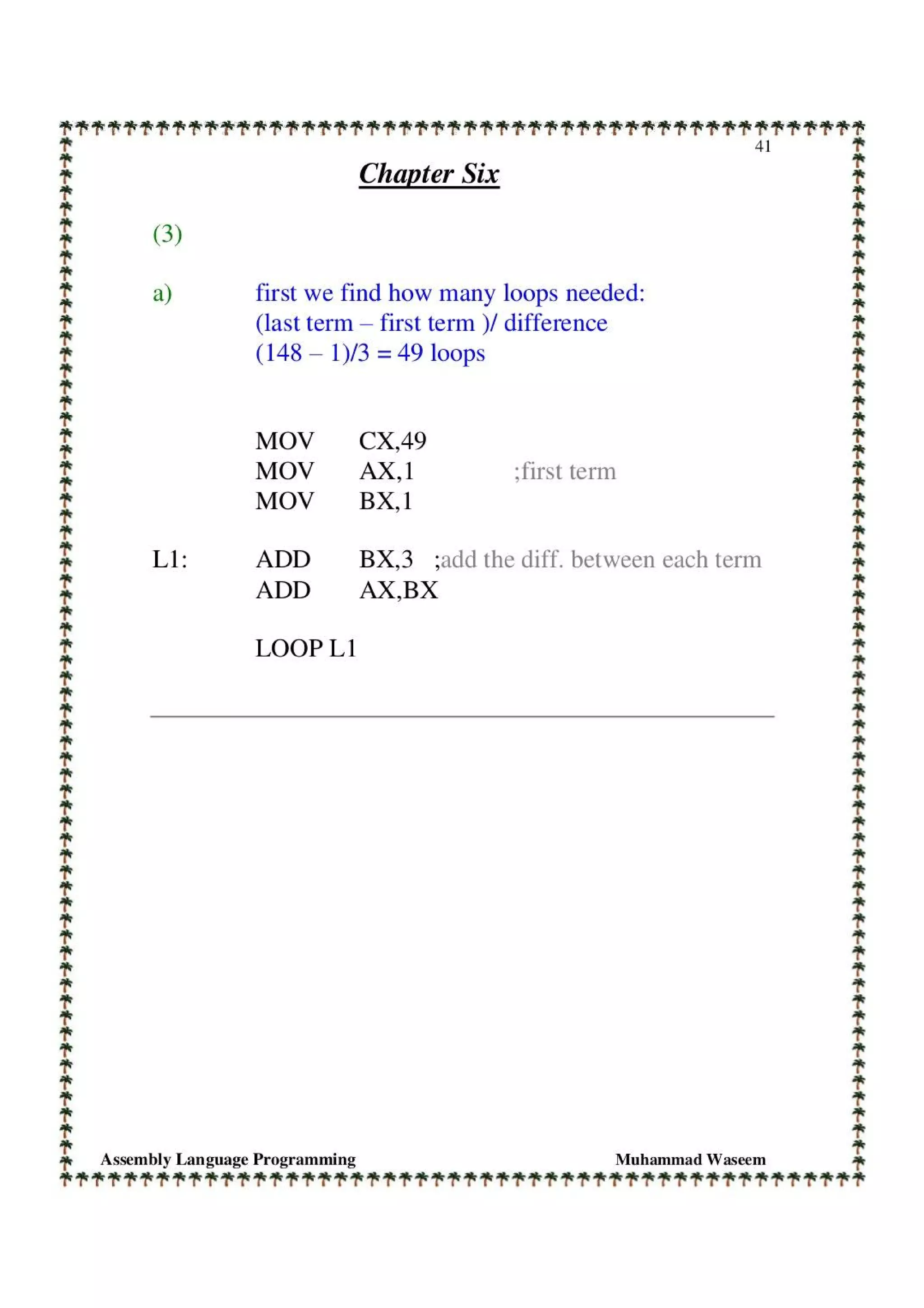 Solution manual of assembly language programming and organization of ...