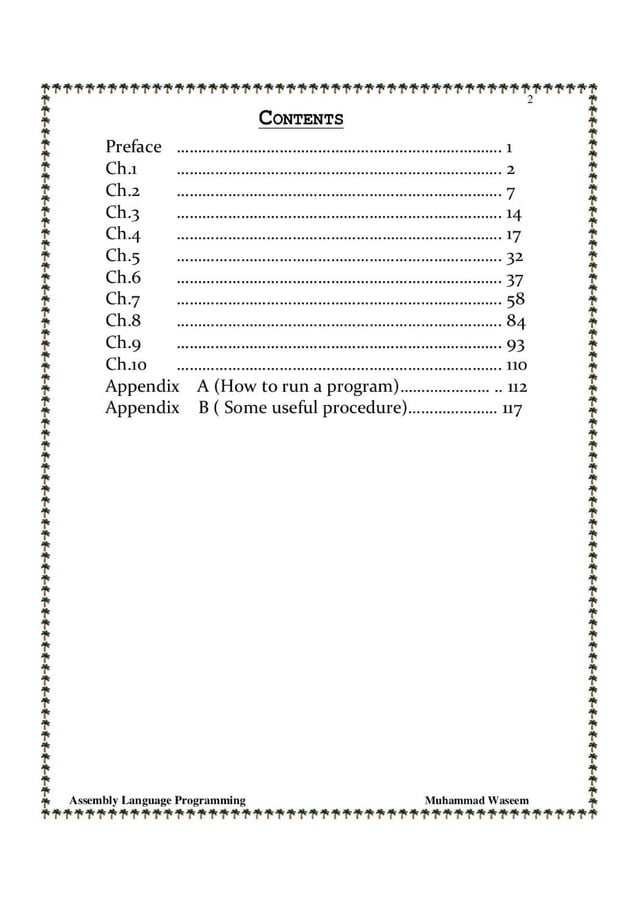 Solution manual of assembly language programming and organization of
