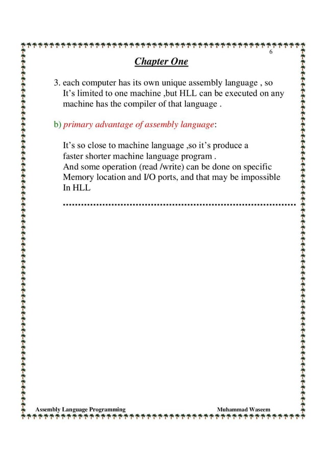 Solution manual of assembly language programming and organization of