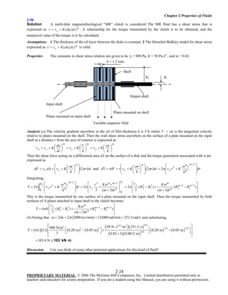 Solution manual of fluid mechanics fundamentals and applications ...