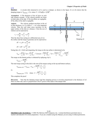 Solution manual of fluid mechanics fundamentals and applications ...