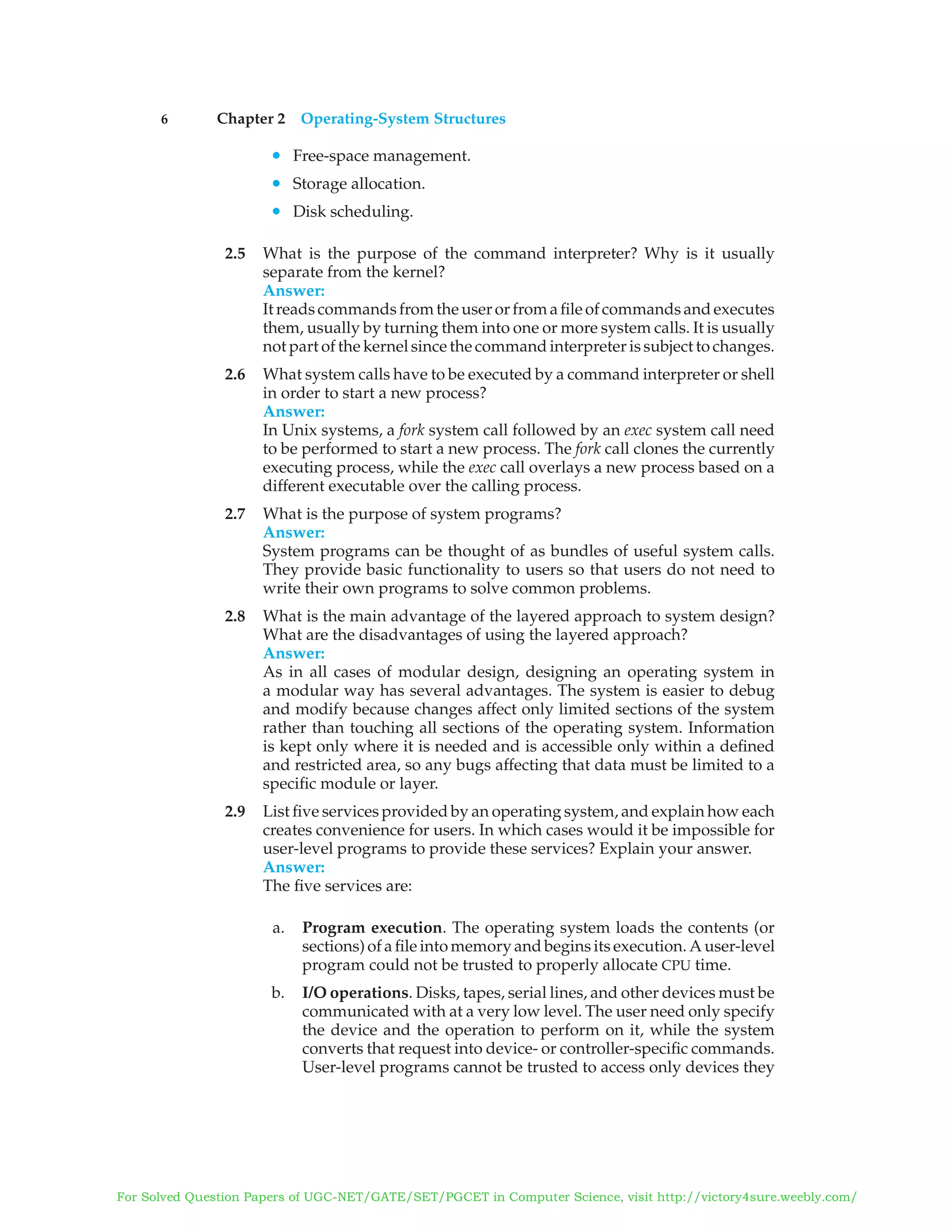 SOLUTION MANUAL OF OPERATING SYSTEM CONCEPTS BY ABRAHAM SILBERSCHATZ ...