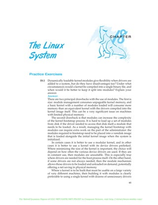 SOLUTION MANUAL OF OPERATING SYSTEM CONCEPTS BY ABRAHAM SILBERSCHATZ ...