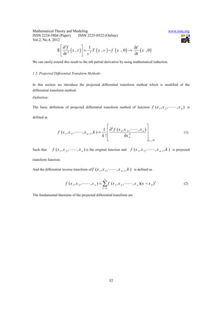 Solution of linear and nonlinear partial differential equations using ...