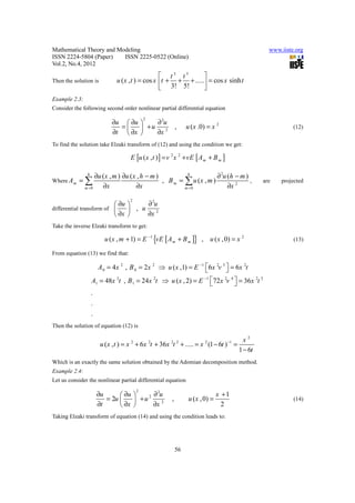 Solution of linear and nonlinear partial differential equations using ...