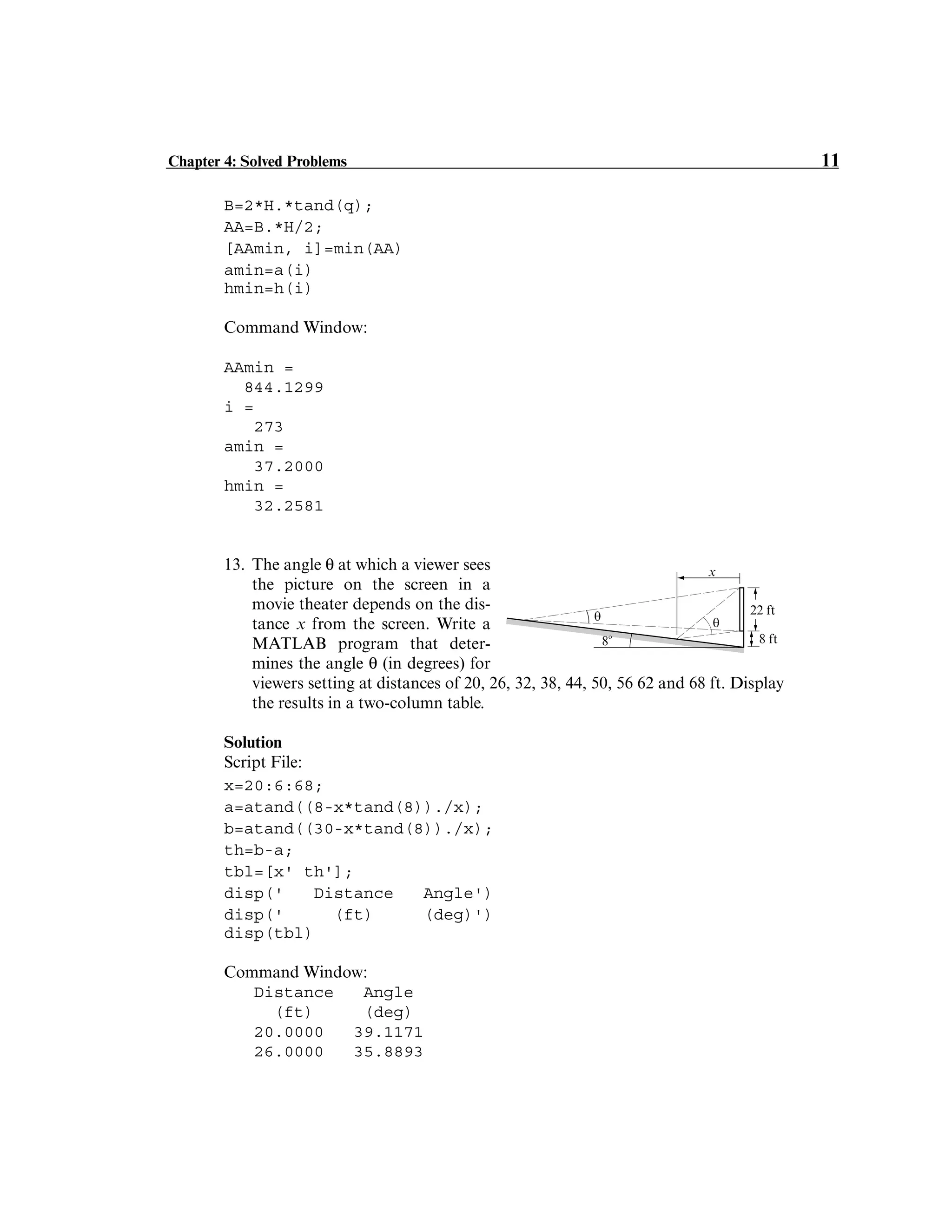 Solution of matlab chapter 4 | PDF | Chemistry | Science