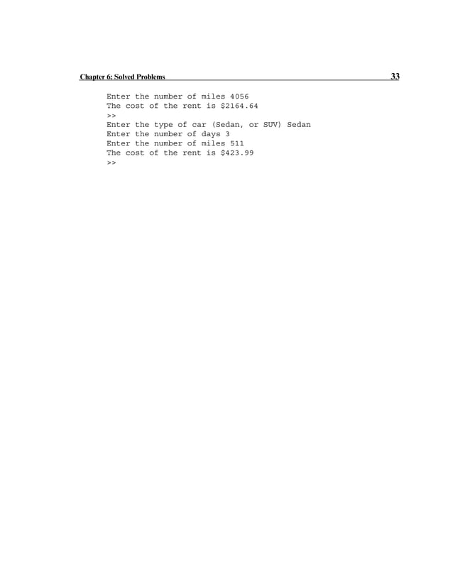 Solution of matlab chapter 6 | PDF