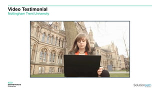 Video Testimonial
Nottingham Trent University
 