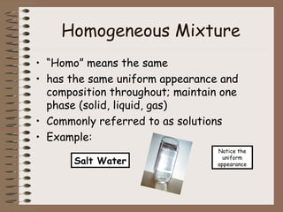 Comprehensive Overview of Mixtures, Solutions, Acids, and Bases in ...