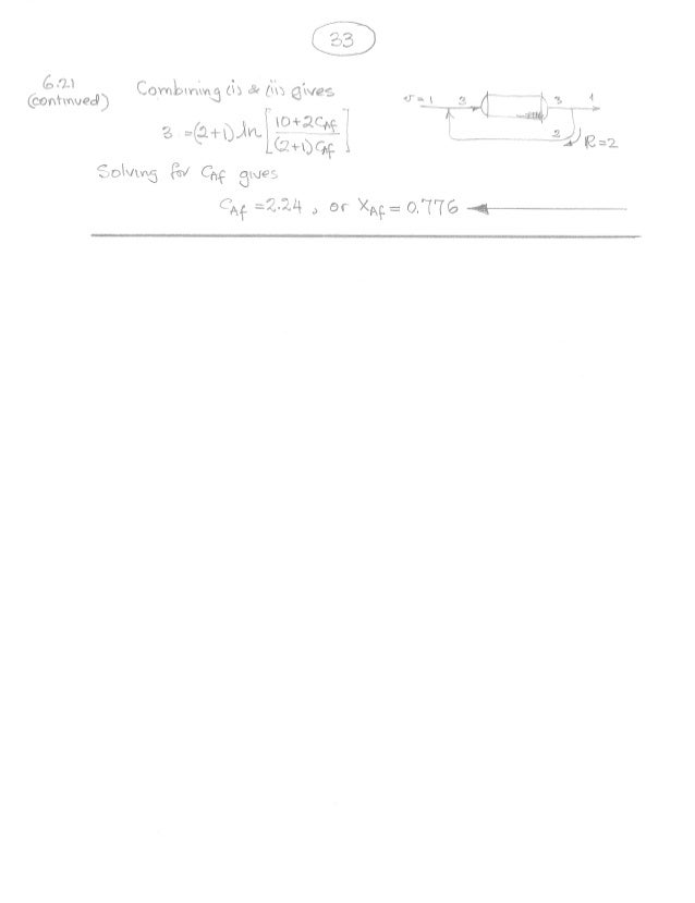 Solutions Levenspiel