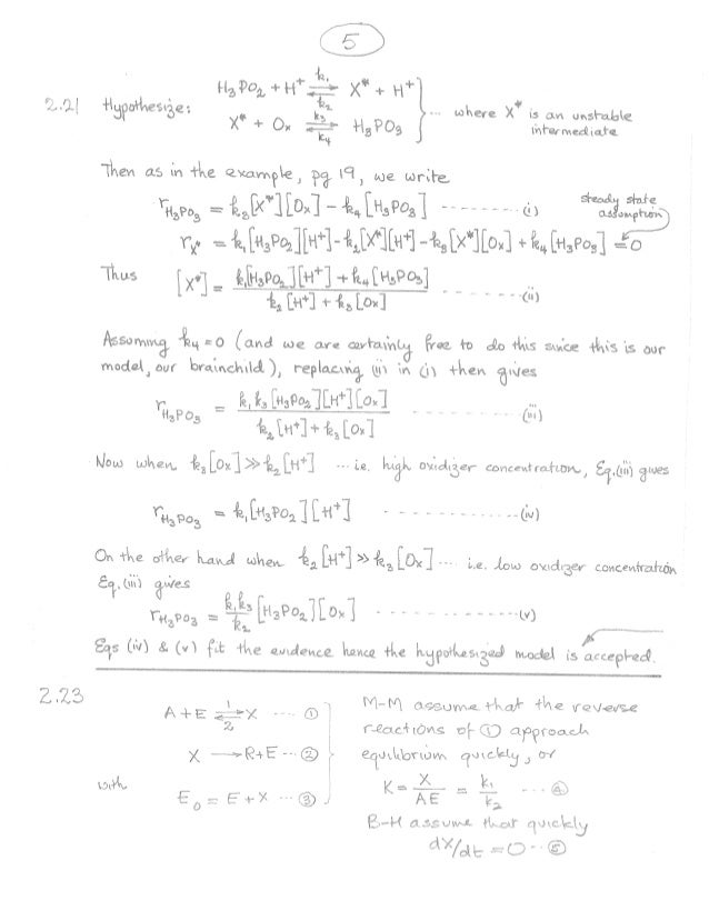 Solutions Levenspiel