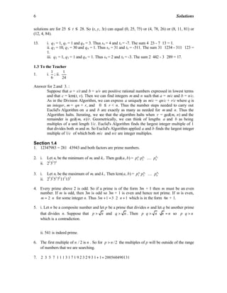 Solutions Manual for An Introduction To Abstract Algebra With Notes To The Future Teacher 1st ...