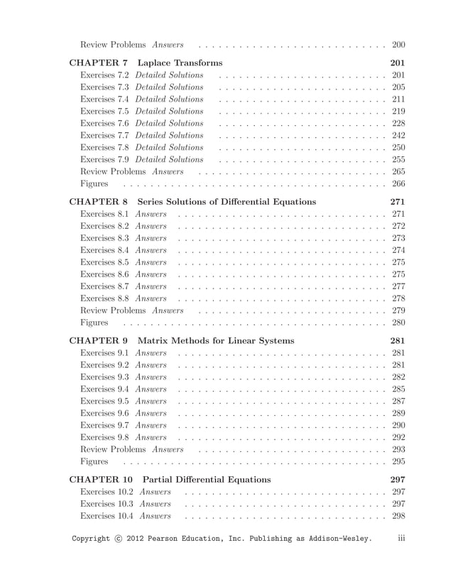 Solutions Manual for Fundamentals Of Differential Equations 8th Edition by Nagle PDF